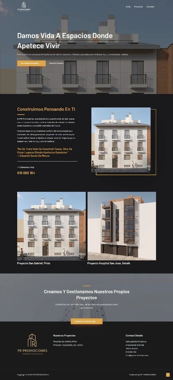 PR Promociones Homepage